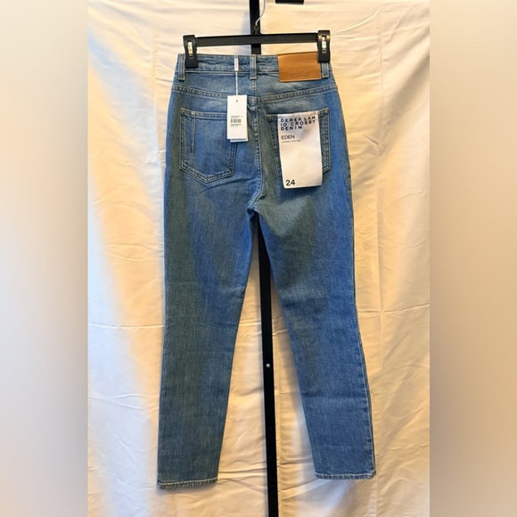 Derek Lam 10 Crosby Eden 5 Pocket High Risk Medium Dark 24 NWT - Picture 2 of 8